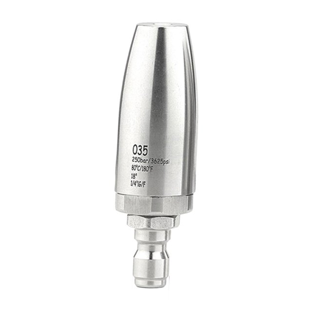 GROWTH TANK Rotating Nozzle for Pressure Washer Accessories Sturdy Stainless Steel 035 Orifice