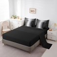 thumbnail image 3 of YST, Gradient Ombre Bedding Set, 7-Piece, Modern Abstract, Black and Grey, Wave Lines Dots, Twin, 3 of 4