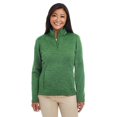 thumbnail image 1 of Devon & Jones Newbury Mélange Polaire Quart-Zip pour Femmes, 1 of 3