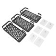 thumbnail image 2 of Shower Shelf Basket, Shower Storage Rack 3 Layers Punch Free Anticorrosion Aluminum  For Home Black,Black Gold, 2 of 8