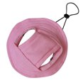 thumbnail image 2 of BKER Bucket Hats For Dogs Summer Round Brim Pet Hat With Ear Holes & Neck Strap Adjustable Outdoor Climbing Sun Visor Hat Sunshade Strangulation Cap For Small Medium Cats Dogs K, 2 of 4