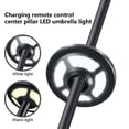thumbnail image 3 of RKSTN Decorative lights Solar Umbrella Lights Outdoor,Timed Remote Control, Solar Powered Patio Umbrella Lights LED Umbrella Patio Lights For Beach Tent Camping Garden Party, 3 of 5