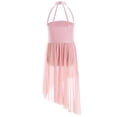 thumbnail image 4 of Ocealan Robe de Danse Lyrique Sans Manches pour Filles Jupe Ballerine Scintillante Rose 10, 4 of 7