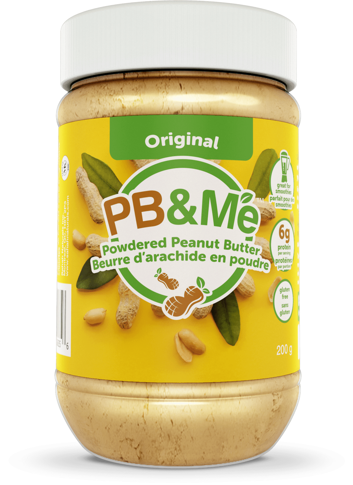 PB&Me - Powdered Peanut Butter Original, 200g