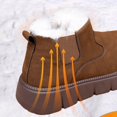 thumbnail image 4 of WLOELOEW Fleece Lined Boots For Winter Outdoor Thick Warm Flock Material Us Size 8.5 Foot Length 10.04 Inch, 4 of 9