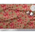 thumbnail image 3 of Soimoi Cotton Voile Fabric Raspberry,Strawberry & Cherry Fruits Print Fabric by The Yard 42 Inch Wide, 3 of 3