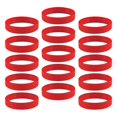 thumbnail image 4 of lionlar 15 Pcs Bracelets en Silicone pour Femmes Hommes, Brassards de Sport, Silicone Imperméable Rouge, 4 of 7