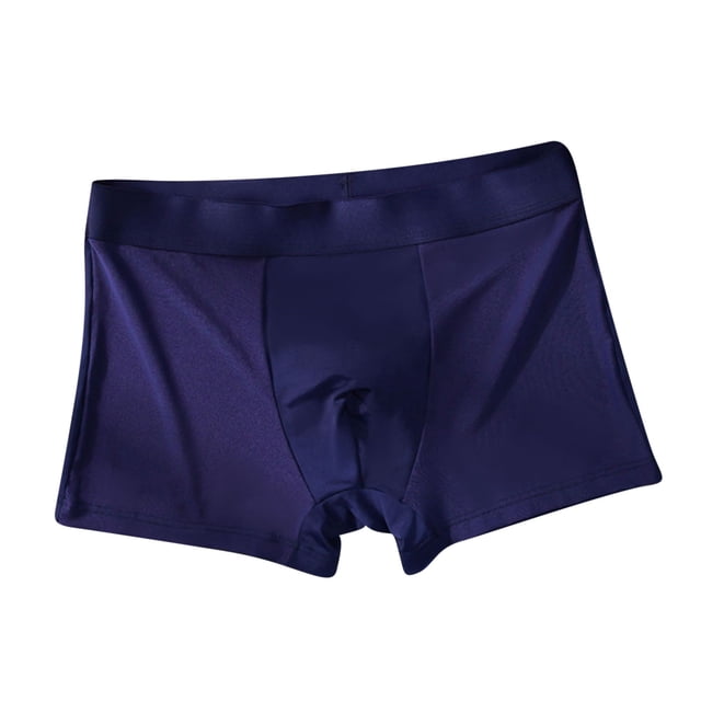 Ice Silk Thin Style Traceless Boxers Business Breathable Mens Summer Comfortable Boxers