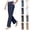 9# Navy, variant on Cyglowse Senior Pants for Women, Drape High Rise Pull on Soft Stretch Seniorpants for Ladies Women 50+ Black S