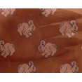 thumbnail image 4 of oneOone Georgette Viscose Fabric Rabbit Block Print Fabric By The Yard 42 Inch Wide, 4 of 4