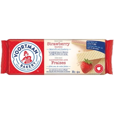 Voortman Bakery Strawberry Wafer Cookies
