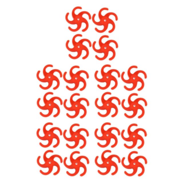 ZheElen Premium Arc Arc Corde Stabilisateur Amortisseurs de Vibrations Performance Améliorée Rouge 5Set