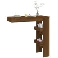 thumbnail image 5 of vidaXL Wall Bar Table Brown Oak 102x45x103.5 cm Engineered Wood, 5 of 5