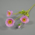 thumbnail image 1 of 4 Heads Artificial Bouquet Simulation Poppies Fake Silk Flower For Home Wedding Party Decoration, 1 of 8