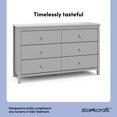 thumbnail image 3 of Storkcraft Alpine 6-Drawer Double Dresser, 3 of 11
