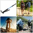 thumbnail image 5 of Unique Bargains Trekking Poles Collapsible Telescopic Hiking Pole 43 Inch T Handle, Blue, 5 of 5