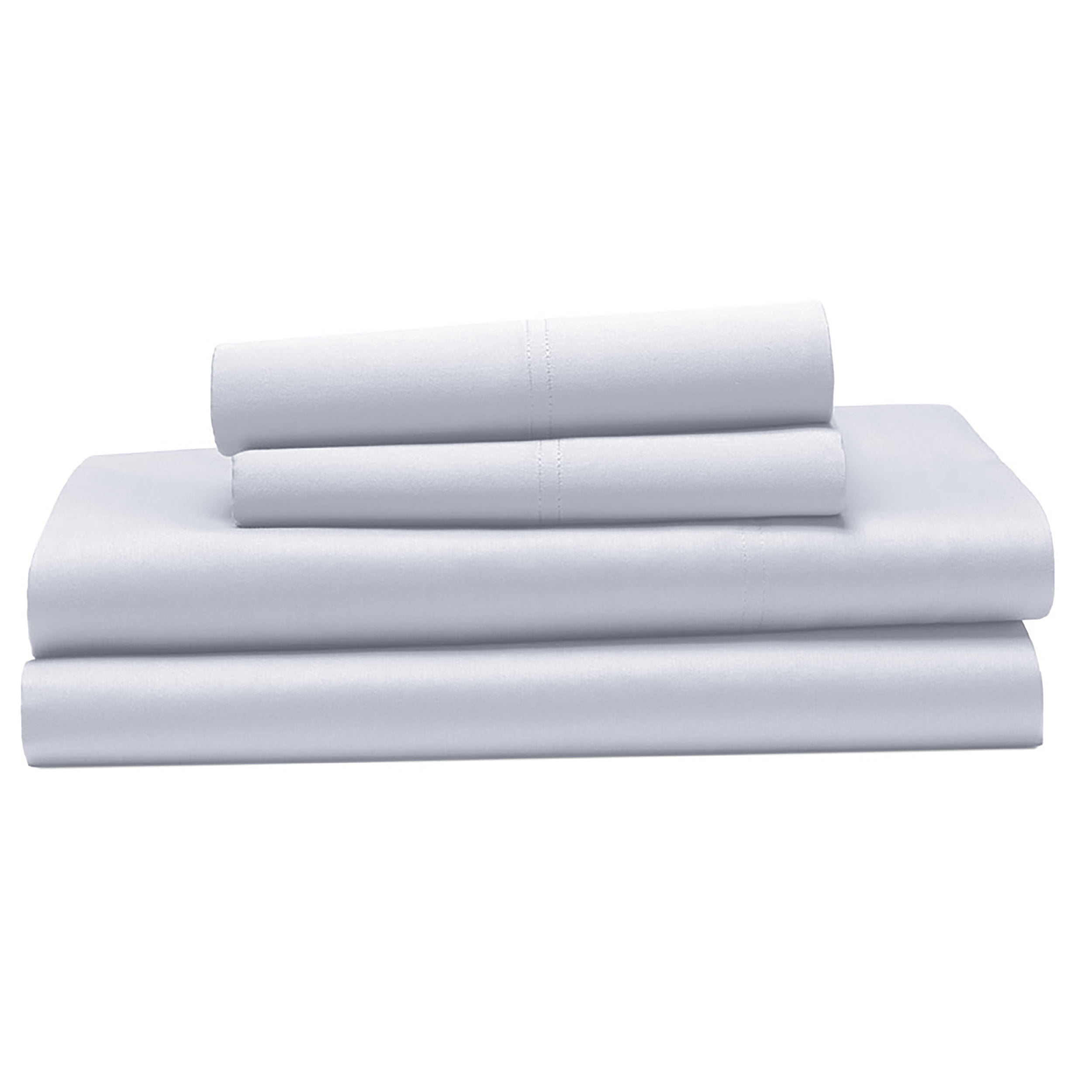 Drap plat en percale brossée 300 fils de Hometrends