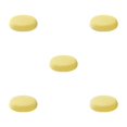 thumbnail image 3 of maskred Round Cushion Stool Covers For Comfortable Seating Polyester Stool Cushions Seat Covers Mild Waterproofing yellow 5Set, 3 of 6