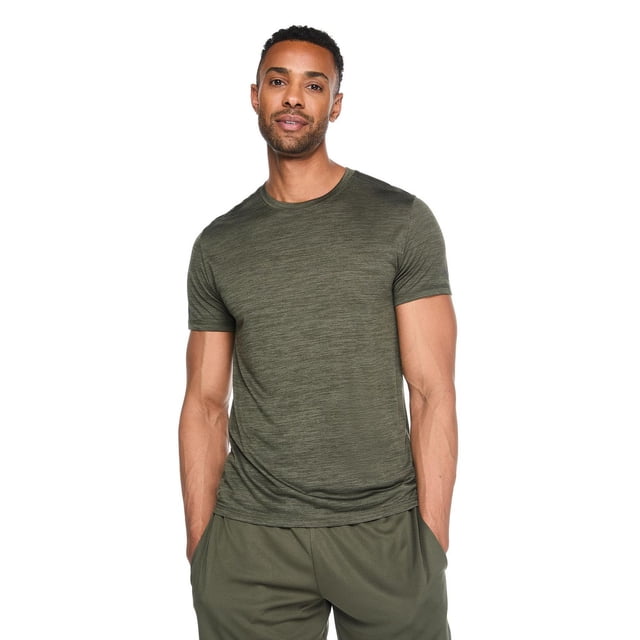 Athletic Works Men's Short Sleeve Slim-Fit Tee