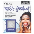 thumbnail image 2 of Olay Cleansing Melts + Retinol Face Wash, 12ct, Water-Activated Face Cleanser Cleans, Tones, and Refreshes Skin, 2 of 12
