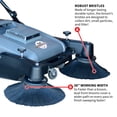 thumbnail image 3 of Tomahawk Power Balayeuse Pousse-Pousse Commerciale de 38 Pouces avec Triple Balais Power, 3 of 6