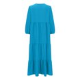 thumbnail image 5 of Gspmoly Robes d'Été, Robe Décontractée Européenne pour Femmes et Nouvelle Robe à Manches Unie à Manches Longues, Col Rond et Longueur Cheville, Robes de Cocktail pour Femmes en Liquidation, 5 of 5
