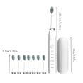 thumbnail image 2 of High Frequency Electric Toothbrush - 32,000 Times/Min Vibration with 8 Brush Heads and 6 Modes - USB Rechargeable for Adults and Children Dental Care Routine, 2 of 2