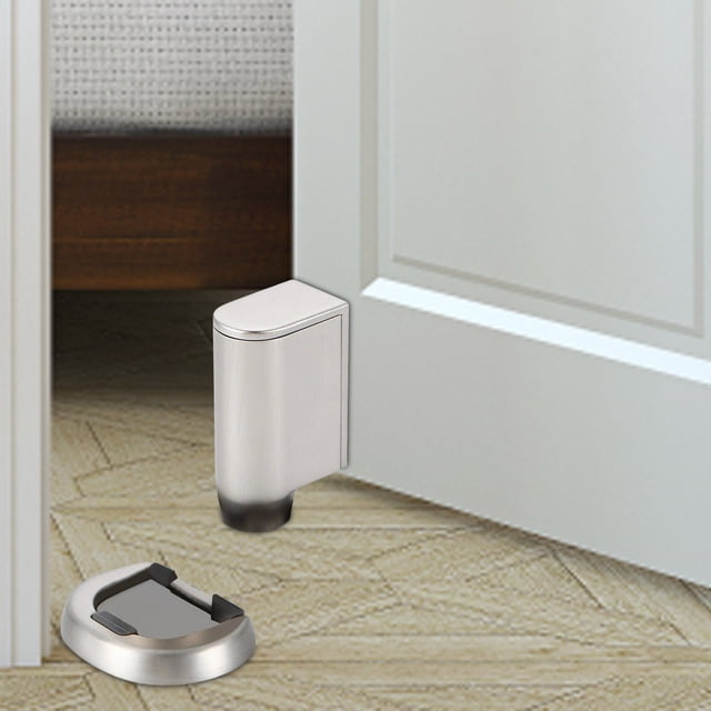 Porte-porte Automatique Robuste avec Système de Verrouillage Rétractable Design Moderne Coupe-Vent pour Sécurité et Commodité à Domicile