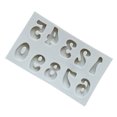 thumbnail image 1 of Silicone DIY Mold Interesting Home Bakery Alphabet Number Baking Tools Cakes Making Mould Cake Decorating Tool Kitchen Gadget Numbers, 1 of 7