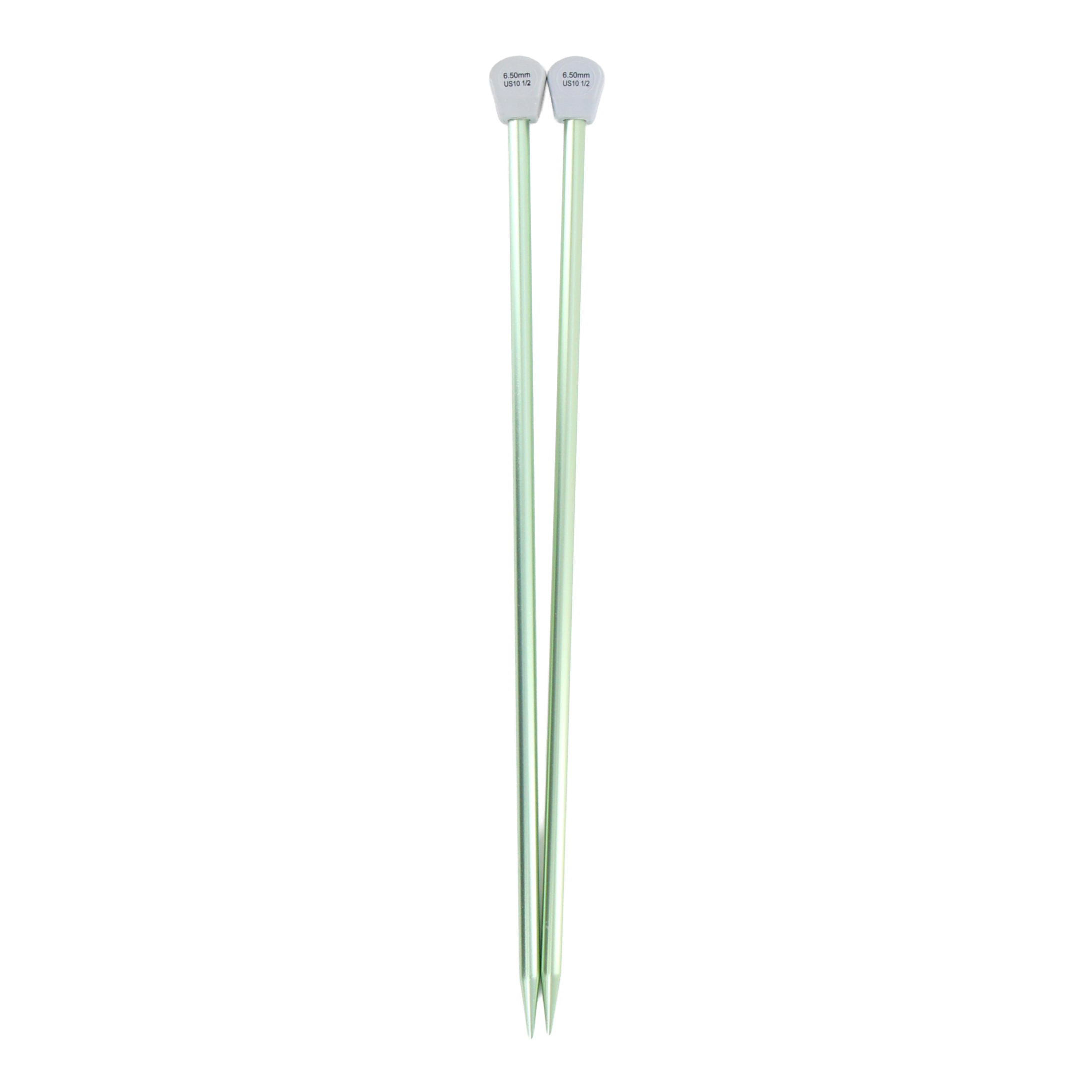 LOVE KNITTING Aiguilles à tricoter droites en aluminium, 30 cm (12 po), 3 mm (US 2)