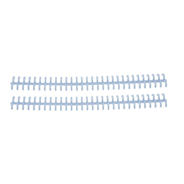 Binding Strip, Binding Comb 30 Hole 65 Sheet Holdable Wear Resistant 10 Pcs For Loose Leaf Paper Light Blue