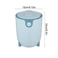thumbnail image 3 of Aodebiao Mini Trash Can for Desk Small Garbage Bin with Lid Multifunctional Storage Basket for Home Office Living Room Bedroom Countertop Waste Bin Compact Plastic Organizer, 3 of 6