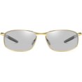 thumbnail image 2 of FEISEDY Classic Polarized Photochromic Sunglasses Driving Photosensitive Glasses B2444, 2 of 6