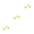 thumbnail image 1 of stanreset Waterproof Nose Clip Swimming Anti-noise Earplug for Protection Ear Protector Yellow 3Set, 1 of 6