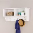 thumbnail image 2 of Wright Home Laminated Wooden 5 Hook Wall Coat Rack in White Finish, 2 of 3