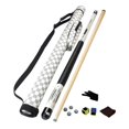 thumbnail image 1 of jinwen Accessoires de Queue de Billard Américain Queue de Billard Blanc Pointe 11.5mm, 1 of 8