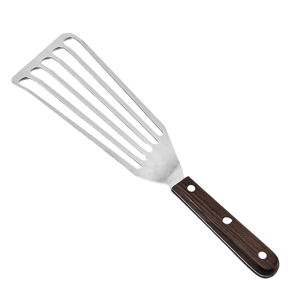 TIELUTT Stainless Steel Fish Turner Fish Spatula Thin Edged Design Kitchen Metal Spatula Disc Cooker and Stand Food for Serving Clam for Baking Large Chef Locking Kitchen Appliances for Cooking Meat