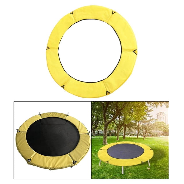 Trampoline Replacement Pad Safety Padding Spring Cover Yellow Replacement Protective Cover 1.5m