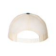 thumbnail image 2 of Richardson Low Pro Trucker Cap, M-L, Blue Teal-Birch-Navy, 2 of 2