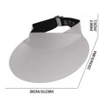 thumbnail image 1 of Chapeaux de Soleil pour Femmes Chapeau de Soleil Sans Traces Pliable Grand Chapeau de Soleil Femmes Voyage Tout-Aller Chapeau de Soleil Filet Rouge Chapeaux pour Femmes à la Mode, 1 of 2