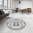 thumbnail image 4 of Ahgly Tapis Rectangulaire Lavable en Machine Intérieur Transitionnel Gris Canon, 3 Pieds x 5 Pieds, 4 of 7