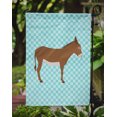 thumbnail image 3 of Carolines Treasures BB8023GF Cotentin Donkey Blue Check Flag Garden Size, 3 of 3