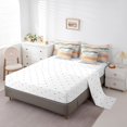 thumbnail image 3 of YST Geometric Wave 7-Piece Bedding Set, Pink Beige Blue Full Size Comforter Set, Modern Abstract Art, 3 of 4