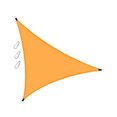 thumbnail image 4 of Waterproof Sun Shade Canopy, Heavy Duty Triangle Garden Shading Sail Shade Sail Waterproof Sun Shade with Quick drying Fabric for Patio, Garden, Backyard, 4 of 6