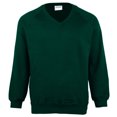 thumbnail image 1 of Maddins Sweat-Shirt Col en V Colorure pour Enfants / Tenue Scolaire (Lot de 2), 1 of 1
