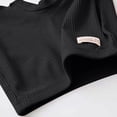thumbnail image 5 of MKOSPLRT Ribbit Knit Shorts for Toddler Girl High Waist Stretch Shorts Basic Solid Color Summer Shorts Cute Lettuce Leggings for 2-10Y, 5 of 5