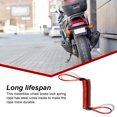 thumbnail image 3 of kurtrusly Motorcycle Security Spring Ropes Portable Steel Wires Scooter Wheel Disc Lock Reminder Cables Motorbike Protection Red 1Set, 3 of 6