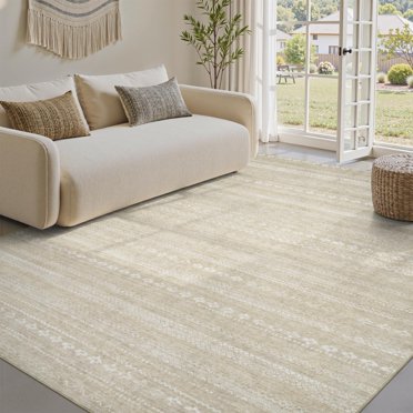 Boho Area Rug x Carpet Rugs for Living Room Bedroom Moroccan-Machine Washable Rugs for Bedroom Dining Room Living Room Rug Neutral Taupe