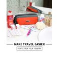 thumbnail image 4 of GOX Travel Toiletry Bag,Dopp Kit Case,Ultra-Light Cosmetics Bag Makeup Organizer(Orange), 4 of 5