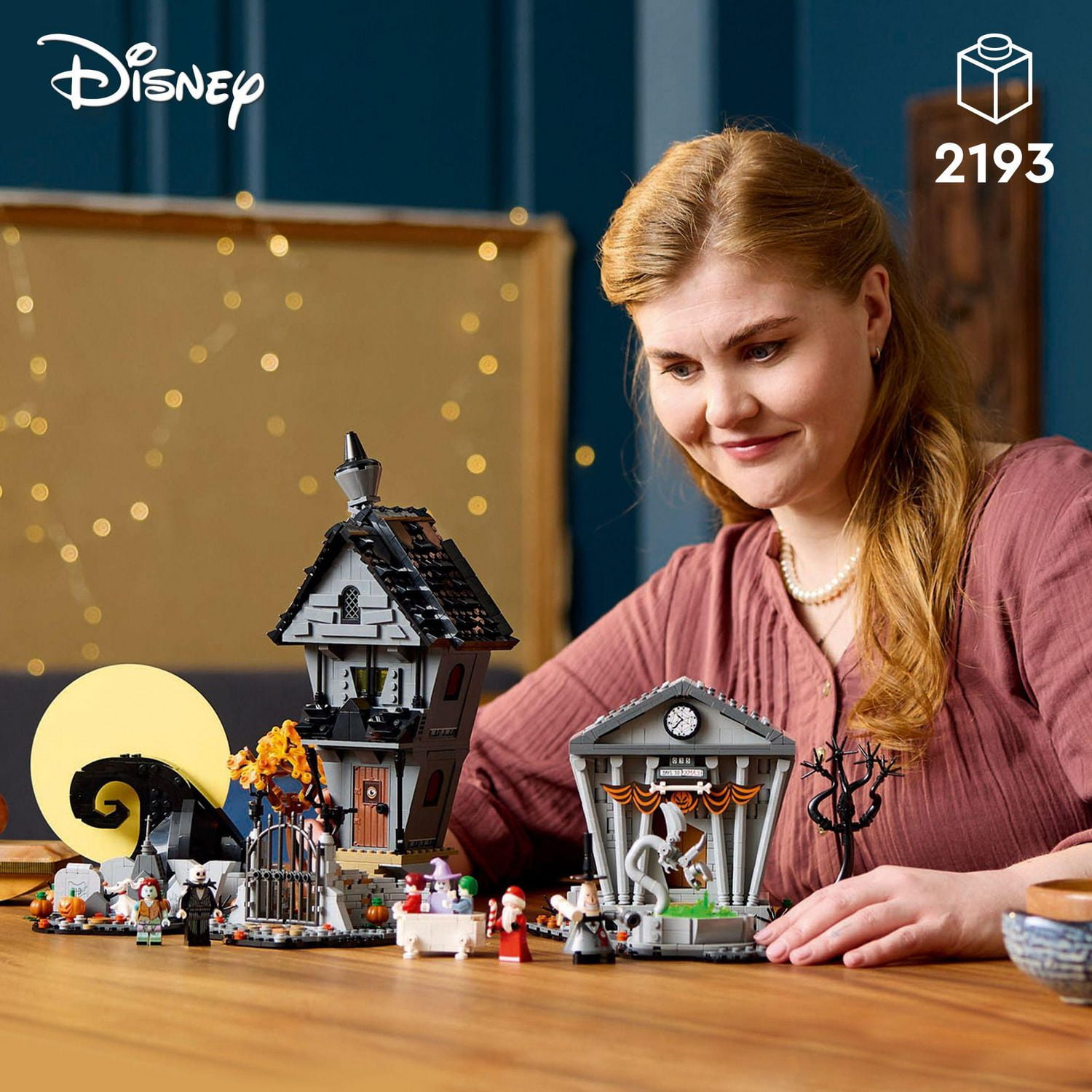 LEGO Ideas L’étrange Noël de monsieur Jack de Tim Burton et Disney 21351 Ensemble de construction (2193 pièces)